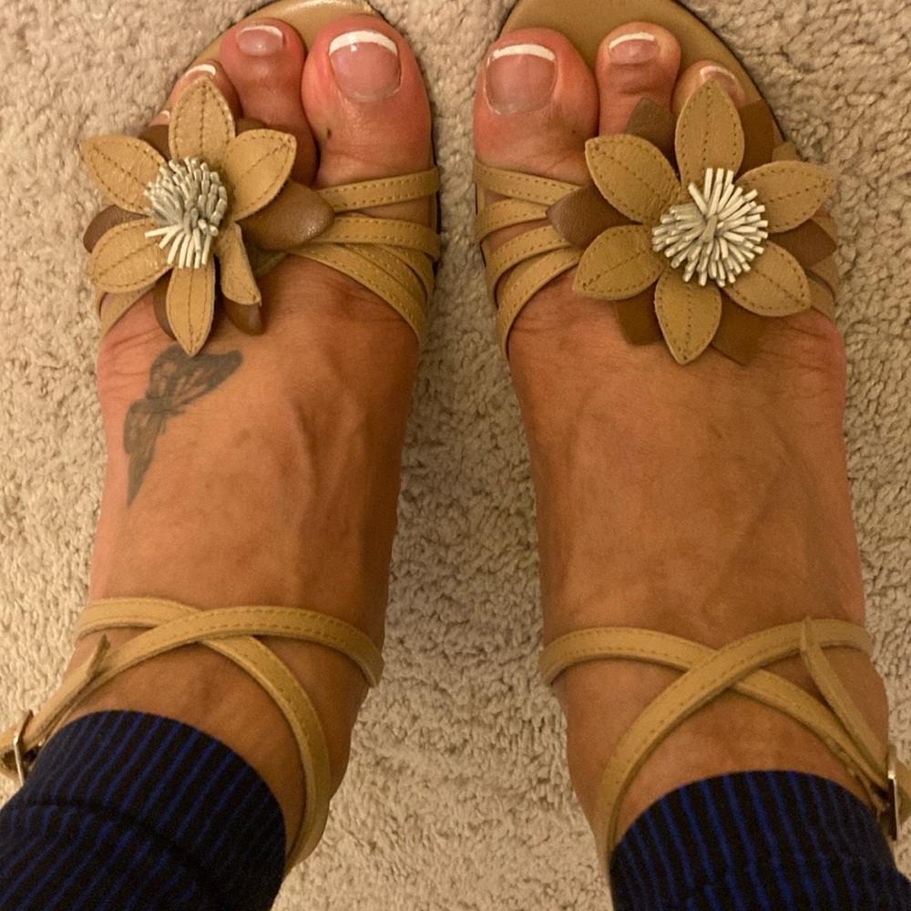 Charles David Genuine Leather Sandals size 6.5